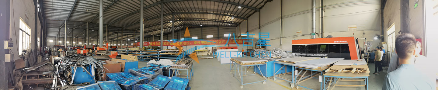 商用蒸柜生產車間