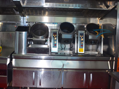 商用滾筒式炒菜機(jī)實(shí)拍圖