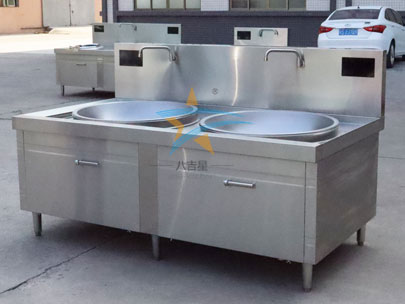 立式商用多頭大炒爐實(shí)拍圖