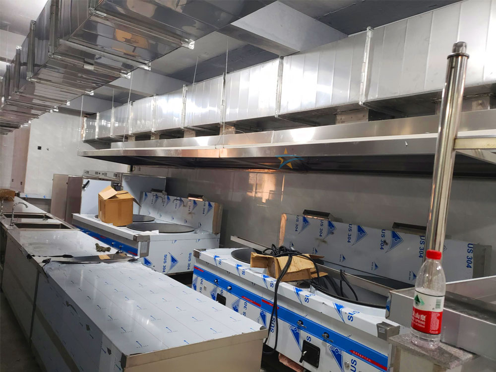 溫州泰順學(xué)府廚房工程鮮風(fēng)系統(tǒng) 溫州泰順學(xué)府廚房工程鮮風(fēng)系統(tǒng)