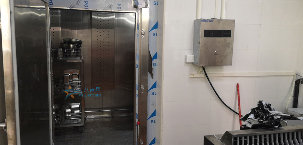 通藝實驗學(xué)校食堂廚房高溫蒸汽消毒房
