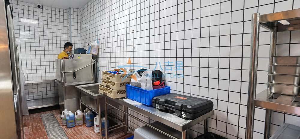 雙門洞18號(hào)小韓料廚房工程洗消區(qū)
