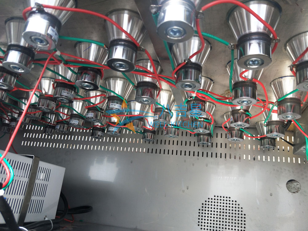 超聲波洗碗機內(nèi)部展示