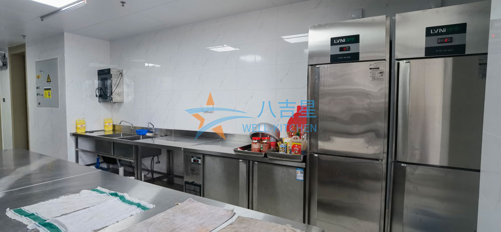 深圳貝特瑞31樓貴客接待廚房工程處理間